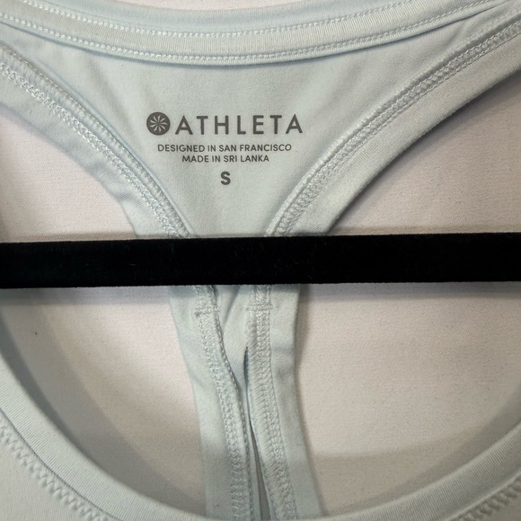 Athleta Women's Soft Blue Tank Top - Picture 2 of 3